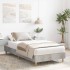 Estructura de cama sin colchón madera gris hormigón 90x190