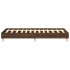 Estructura de cama sin colchón madera marrón roble 100x200
