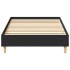 Estructura de cama sin colchón madera negra 90x190