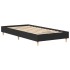 Estructura de cama sin colchón madera negra 90x190