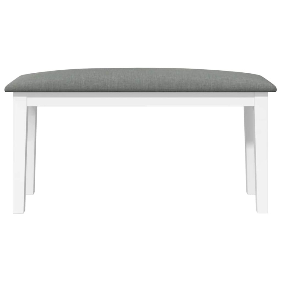 Banco 90 cm madera maciza caucho