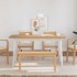 Banco 90 cm Madera Maciza
