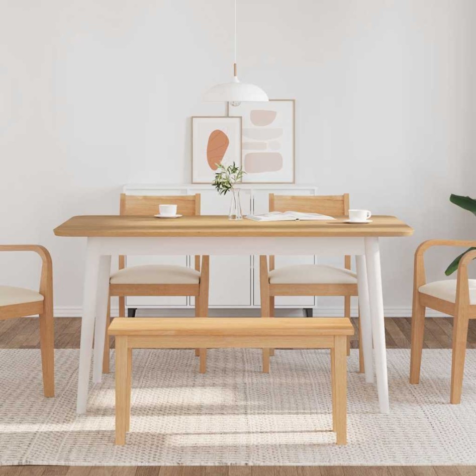 Banco 90 cm Madera Maciza