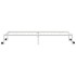 Estructura de cama sin colchón plegable blanco acero 90x190