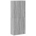 Armario archivador madera ingeniería gris Sonoma 60x32x153