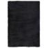 Alfombra peluda de pelo largo NAVARRA negra 200x290cm