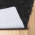 Alfombra peluda de pelo largo NAVARRA negra 200x290cm