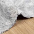 Alfombra de pelo largo NAVARRA gris claro 200x290 cm