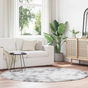 Alfombra de pelo largo NAVARRA gris claro 200x200 cm