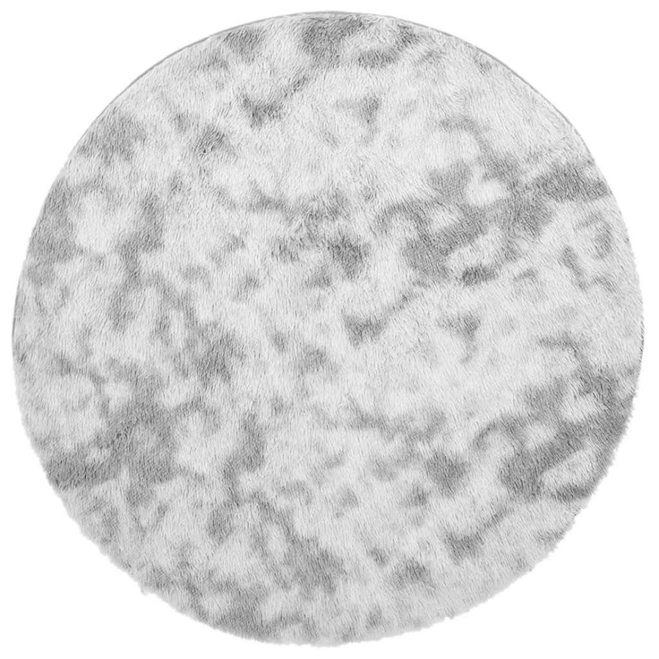 Alfombra de pelo largo NAVARRA gris claro 200x200 cm