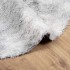 Alfombra de pelo largo NAVARRA gris claro 200x200 cm