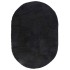 Alfombra peluda de pelo largo NAVARRA negra 300x200cm