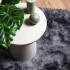 Alfombra de pelo largo NAVARRA gris oscuro 200x200 cm