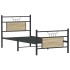 Estructura de cama sin colchón madera roble Sonoma 80x200
