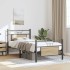 Estructura de cama sin colchón madera roble Sonoma 80x200