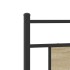 Estructura de cama sin colchón madera roble Sonoma 80x200