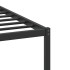 Estructura de cama sin colchón madera marrón roble 90x200