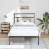 Estructura de cama sin colchón madera roble Sonoma 90x200
