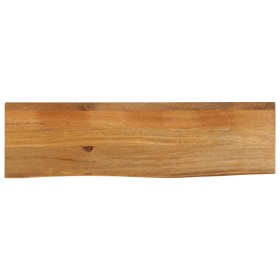 Tablero de mesa borde natural madera maciza mango 110x40x2,5