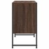 Armario lavabo baño madera ingeniería roble marrón 80x33x60