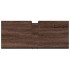 Armario lavabo baño madera ingeniería roble marrón 80x33x60