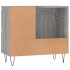 Armario de baño madera contrachapada gris Sonoma 65x33x60