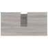 Armario de baño madera contrachapada gris Sonoma 65x33x60