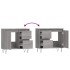 Armario de baño madera contrachapada gris Sonoma 65x33x60