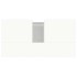 Armario de baño madera contrachapada blanco 65x33x60
