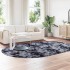 Alfombra de pelo largo NAVARRA gris oscuro 300x200 cm
