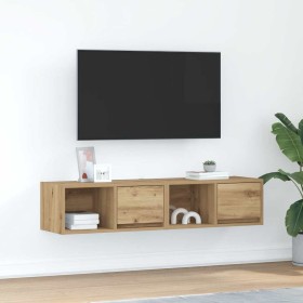 Muebles para TV 2 uds madera roble artisan 60x31x25,5