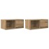 Muebles para TV 2 uds madera roble artisan 60x31x25,5