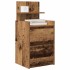 Mesilla de noche con 2 cajones madera vieja 38x34x80