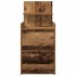 Mesilla de noche con 2 cajones madera vieja 38x34x80