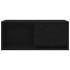 Muebles de TV 2 uds Roble Negro 60x31x25,5 cm Madera