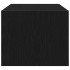 Muebles de TV 2 uds Roble Negro 60x31x25,5 cm Madera