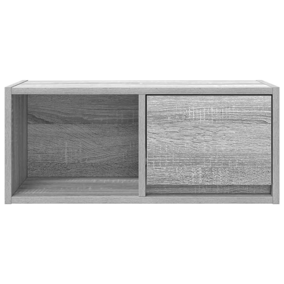 Muebles de TV 2 uds madera ingeniería gris Sonoma 60x31x25,5
