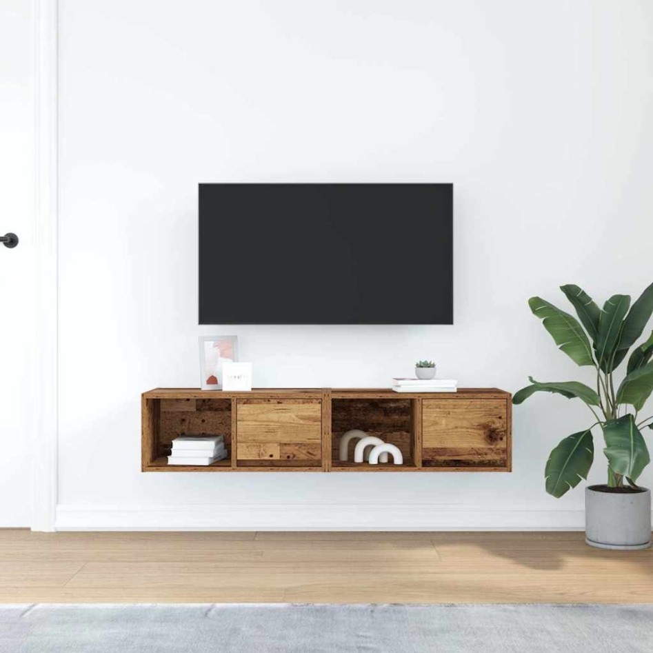 Muebles de TV 2 uds 60x31x25,5 cm Madera ingeniería