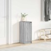 Zapatero gris Sonoma 29,5x34x76 cm madera de ingeniería