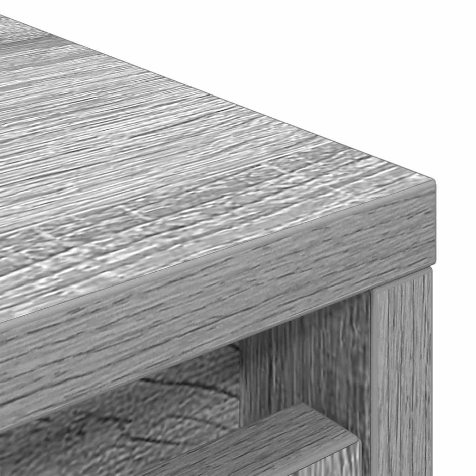 Zapatero gris Sonoma 29,5x34x76 cm madera de