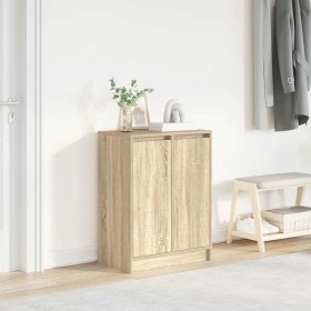 Zapatero roble Sonoma 57x34x76 cm Madera de