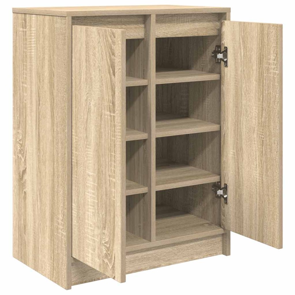 Zapatero roble Sonoma 57x34x76 cm Madera de