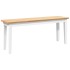 Banco 110 cm madera maciza caucho