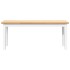 Banco 110 cm madera maciza caucho