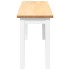 Banco 110 cm madera maciza caucho