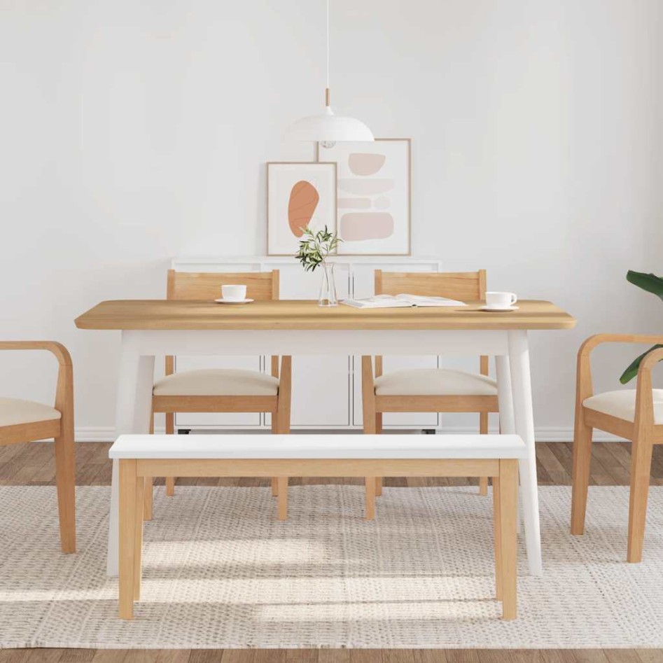 Banco 110 cm Madera Maciza