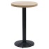 Pata de mesa de bistró negra Ø43x72 cm hierro