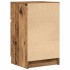 Mesitas noche 2uds madera contrachapada madera vieja