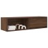 Muebles de TV 2uds Roble marrón 100x31x25,5cm Madera