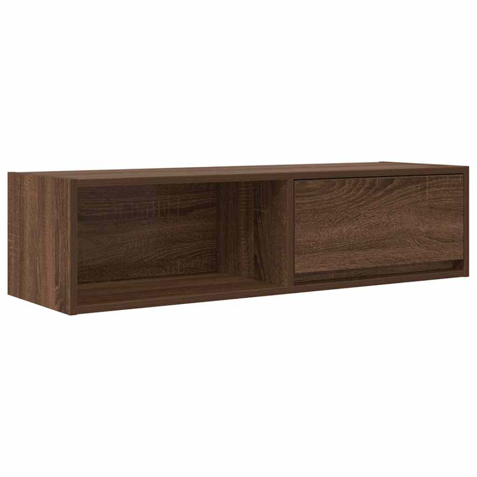 Muebles de TV 2uds Roble marrón 100x31x25,5cm Madera